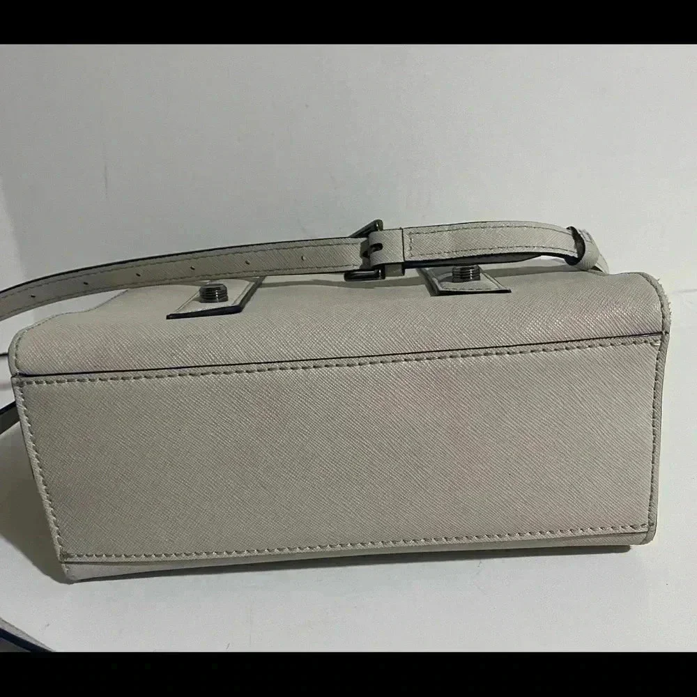 Botkier grey saffiano leather satchel handbag